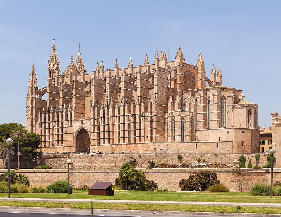 Palma cathedral in Mallorca